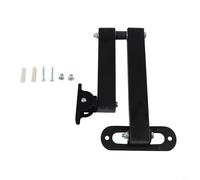Soporte de esquina de pared de metal para cámara CCTV y proyector, brazo largo ajustable, apto para uso en interiores y exteriores (35 cm)