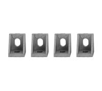 Soporte de esquina de perfil de aluminio, junta de ángulo recto en forma de L para estructuras de marco de aluminio industriales, compatible con