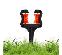 Soporte de esquina para manguera de agua - Varilla de suelo ligera, protección anticrujidos, soporte para tubería de 26 cm | de riego de césped trasero Parches vegetales agricultura patio