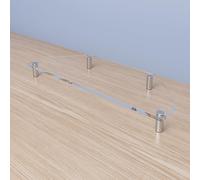 Soporte de esquina para monitor, soporte de acrílico prémium para escritorio de esquina, organizador de pantalla de computadora de varios tamaños, estante organizador de ,Width-35cm-Height-10cm