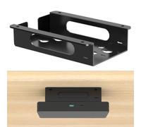 Soporte de estación de acoplamiento para Dell para pared y debajo del escritorio para WD19 WD19S WD25 SD25 WD22TB4 WD19TBS UD22 Series Dock y adaptador de corriente