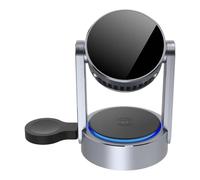 Soporte de estación de soporte de carga inalámbrico ajustable para múltiples dispositivos con alineación magnética para teléfono, reloj inteligente y auricular, estación de carga con soporte magnético