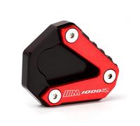 Soporte De Estacionamiento/Compatible con BMW M1000R M 1000R 2023 2024 2025 Extensión de aluminio for motocicleta, caballete lateral, placa de soporte, accesorios M 1000 R Soporte(Red)