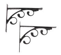 Soporte de estante aluminio en forma L, soporte esquina engrosado, ángulo recto for muebles básicos, 2 uds Para Baldas(L-20x25cm)