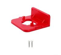 Soporte de estante de batería de 12 V con tornillos para organización de baterías de garaje, construcción ABS compatible con tamaños de batería de 1.5 Ah a 9.0 Ah (1 unidad)