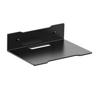 Soporte de estante de pared para enrutador - Soporte de pared ajustable, estante negro compacto y robusto, opciones de varios tamaños pequeño mediano grande, marco de instalación fácil | Para la