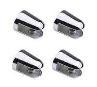 Soporte de estante de vidrio de 4 piezas, soporte de estante de vidrio ajustable, soporte de abrazadera de estante de vidrio sólido para vidrio de espesor de 8-10 mm Tipo G