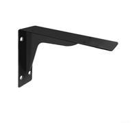 Soporte de estante montado en la pared, diseño triangular de acero resistente con ángulos verticales reforzados para un apoyo fiable de grandes cargas pesadas (16 pulgadas)
