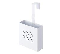 Soporte de estante para depósito de inodoro: soporte de acero inoxidable, organizador colgante con montaje seguro, accesorio de limpieza con acabado antioxidante, almacenamiento de baño,