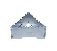 Soporte de estufa de alcoholes para acampar al aire libre, soporte desmontable de acero inoxidable, soporte para estufas pequeñas, soporte para estufas de alcoholes portátil, para senderismo, camping