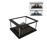 Soporte de exhibición 3D, almohadilla para proyector, holograma de PC, visualización de productos corporativos, soporte de interacción de dibujos animados