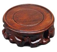 Soporte de exhibición Adornos, Soporte Base Maceta Madera, Planta, Elevador jardín, florero Redondo sólido, artesanales bonsái, Tetera, Pescado, Soportes elevadores Cuadrados