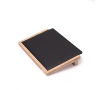 Soporte de exhibición collar biselado S/L, estante almacenamiento joyas madera, colgante, cadena, pulsera, organizador, mostrador, accesorios escaparate Para Joyas(Black L)