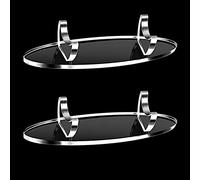 Soporte de exhibición de 2 piezas, soporte de bolígrafo de acrílico, soporte de cepillo de maquillaje, soporte de bolígrafo de acrílico soporte de exhibición (blanco)