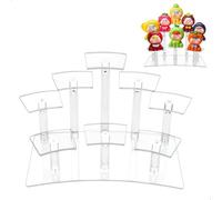 Soporte de Exhibición de Acrílico, Organizador de Perfumes, Organizadores de Figuras, Transparente Soporte Cupcakes, para Figuras, Esmalte de Uñas, Cosméticos, Postres, Perfumes (1 Pieza, 8 Niveles)