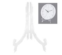 Soporte de Exhibición de Acrílico Transparente, Soportes de Reloj Redondos Soporte de Exhibición de Certificado de Acrílico Estante Caballete de ángulo de Adorno para el Hogar para Imagen Placa Decora