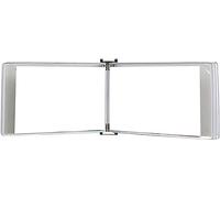 Soporte de exhibición de archivos A4, soporte para póster de pared, documentos de 13 x 9 x 2.3 pulgadas, archivo rojo y blanco para oficina, hogar y escuela