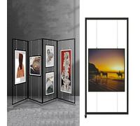 Soporte de exhibición de arte portátil para carteles de caligrafía, panel de marketing comercial, juego de tableros publicitarios (5 piezas, 100 x 200 cm), ideal para eventos y promociones