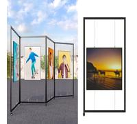 Soporte de exhibición de arte portátil, tablero de exhibición plegable para galerías de arte y espectáculos de manualidades, solución versátil de exhibición
