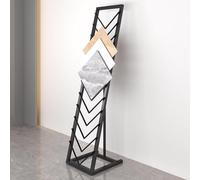 Soporte de exhibición de azulejos de piso, estante de porcelana de metal de 12 niveles, estante ranurado de pie para eventos de proveedores y ferias comerciales