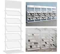 Soporte de exhibición de azulejos, estante de 5 niveles para materiales de construcción, perfecto para ferias comerciales, exposiciones y salas de exhibición de mejoras del hogar