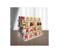 Soporte de exhibición de cigarrillos para mercados, soporte de cigarrillos de acrílico trapezoidal, exhibición automática de cigarros para tiendas de conveniencia