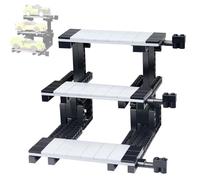 Soporte de exhibición de Coche de 3 Niveles, Compatible con Juegos de campeones de Velocidad Lego, 1 Pieza de exhibición de Ladrillos de construcción de Varios Niveles para Autos Modelo (vehículos no