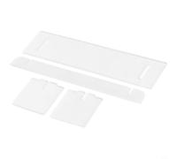 Soporte de exhibición de escalera acrílica transparente diseñado para mostrar coleccionables, joyas, pintalabios, esmalte de uñas, juguetes pequeños y aceites esenciales de una manera ordenada y