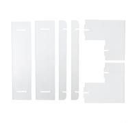 Soporte de exhibición de escalera acrílica transparente para organizar coleccionables, joyas, cosméticos, esmalte de uñas y objetos pequeños, adecuado para uso doméstico y de oficina (dos pisos)