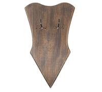 Soporte de exhibición de escudo, colgador de escudo de madera, soporte de escudo ajustable, estante de almacenamiento de escudo, escudo montado en la pared, pantalla de escudo de sala de estar