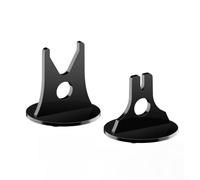 Soporte de exhibición de espada acrílico ajustable con base estable para coleccionistas, diseñado para sostener cuchillos largos y cortos de forma segura (0292-2)