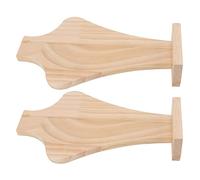 Soporte de Exhibición de Joyería de Madera Maciza, Soporte de Collar de 2 Piezas para Ferias Comerciales y Uso Doméstico, Material Confiable (Grande 24 pulgadas)