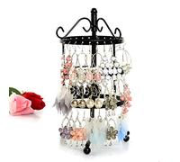 Soporte De Exhibición De La Joyería, Organizador Giratorio Creativo del Metal del Organizador del Pendiente De 3Tiers 72Holes(02)