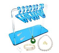 Soporte de exhibición de pendientes de acrílico - Mini colgador con 8 ganchos, soporte de joyería transparente | Soporte creativo para casos de exhibición para minoristas Tienda Exposición Accesorios