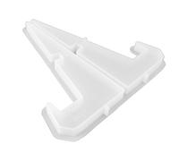 Soporte de exhibición de placa, molde de silicona DIY, Molde de resina Flexible y resistente para tableta, teléfono, soporte de reloj, decoración para el hogar y la Oficina (Pequeña)