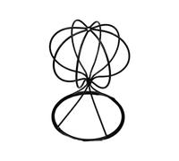 Soporte de exhibición de sombreros y pelucas de hierro con diseños modernos y fácil mantenimiento, solución de almacenamiento para el hogar, organizador de sombreros de encimera