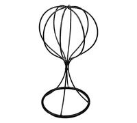 Soporte de exhibición de sombreros y pelucas de hierro con diseños modernos y solución de almacenamiento de organización del hogar de fácil mantenimiento