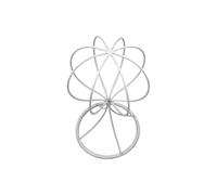 Soporte de exhibición de sombreros y pelucas de hierro con diseños modernos y solución de almacenamiento de organización del hogar de fácil mantenimiento