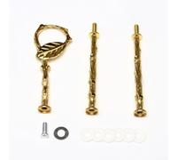 Soporte de exhibición de tartas multicapa de aleación de zinc de 23 niveles para bufés y banquetes (oro 3 capas)