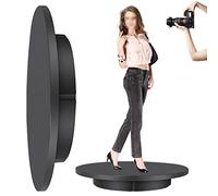 Soporte de exhibición Giratorio motorizado: Plataforma giratoria eléctrica de 360 Grados para fotografía, Accesorio para grabación de Video con alimentación USB.
