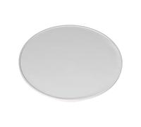 Soporte de Exhibición Giratorio Placa Giratoria de Joyería Alimentada por USB de 3 Velocidades Ajustable para Tiendas, Estudios, Salas de Estar ABS Premium 8s, 15s, 30s ([Modelo ante blanco