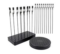 Soporte de exhibición multifuncional para figuras de acción, soporte giratorio para pintar modelos con abrazadera para colorear y base giratoria para modelo