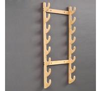 Soporte de exhibición para Espadas samurái - Soporte de Pared de bambú para Katana, Tanto y Espadas samurái - Estante Universal para Armas para una presentación Elegante de Espadas japonesas
