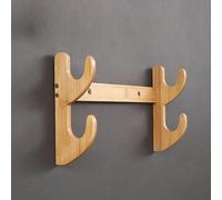 Soporte de exhibición para Espadas samurái - Soporte de Pared de bambú para Katana, Tanto y Espadas samurái - Estante Universal para Armas para una presentación Elegante de Espadas japonesas