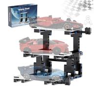 Soporte de exhibición para Lego Speed Champions Building Kit, soporte de 3 capas para Lego Car 76918 76923 76934 76919 76909 76914 76917 modelo con pantalla del conductor, regalos coleccionables para