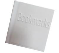 Soporte de exhibición para marcadores de libros, organizador de escritorio para ahorrar espacio, contenedor de almacenamiento para amantes de los libros, escritores, 85 x 85 mm