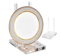 Soporte de exhibición para platos genérico | Expositor transparente antideslizante que ahorra espacio, soportes de presentación, para libros, disco, marco, obra de arte, hogar, dormitorio, salón