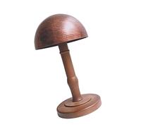 Soporte De Exhibición Para Sombrero Y Base De Hierro Desmontable Resistente Almacenamiento Multiusos Para Hogar Y Salón Soporte Para Sombrero De Madera Natural