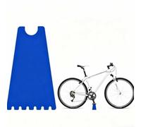 Soporte de exhibición transparente de la bicicleta para el estante plegable | Soporte de resina de plástico de calidad con soporte resistente, organizador de almacenamiento portátil compacto de 14 cm