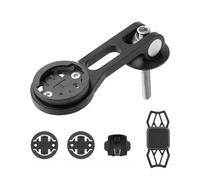 Soporte de expansión para ordenador de ciclismo con soporte para smartphone, compatible con GARMIN/BRYTON/CATEYE, soporte de silicona flexible de 4 esquinas para navegación y aplicaciones, fácil de